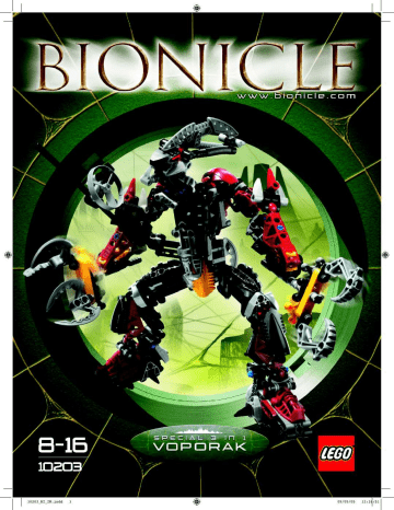 Guide d'installation | Lego 10203 BIONICLE Tri-Pack Manuel utilisateur | Fixfr