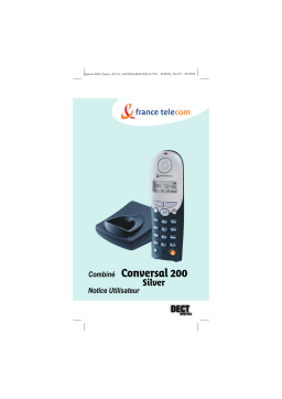 FRANCE TELECOM CONVERSAL 200 Manuel utilisateur