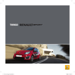 Renault TWINGO RENAULT SPORT Manuel utilisateur
