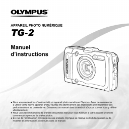 Olympus TG2 iHS Manuel utilisateur