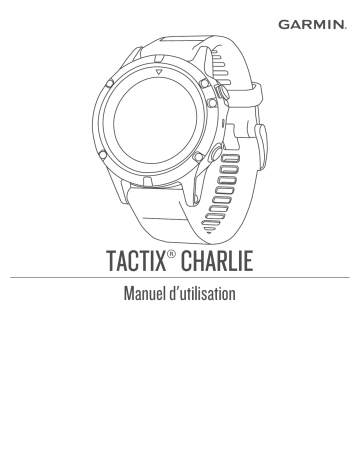 Garmin Tactix Charlie Manuel utilisateur | Fixfr