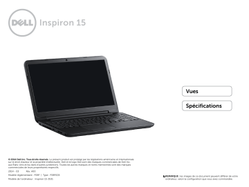 Dell Inspiron 3531 laptop spécification | Fixfr