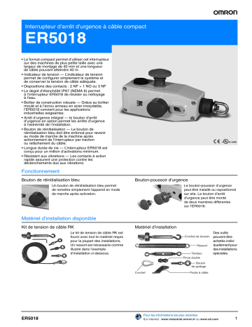 Manuel du propriétaire | Omron ER5018 Manuel utilisateur | Fixfr