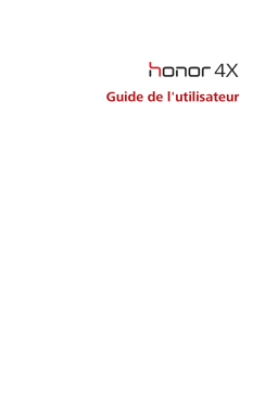 Honor Honor 4X Manuel utilisateur