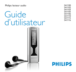 Philips SA1105/58 Manuel utilisateur