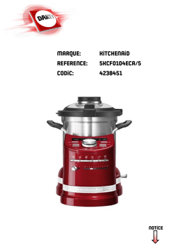 KitchenAid COOK PROCESSOR 5KCF0104ECA / 5 Manuel utilisateur