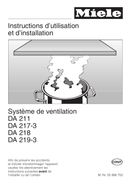 Miele DA 211 Manuel utilisateur