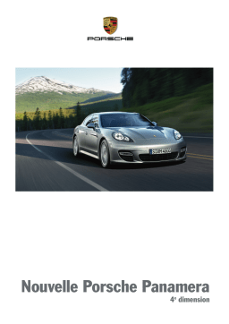 Porsche PANAMERA 4S Manuel utilisateur