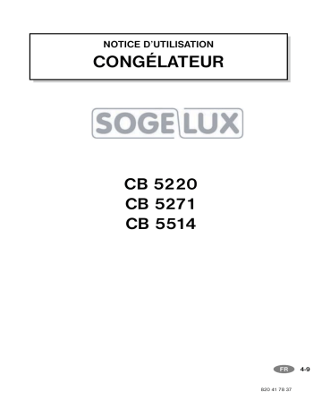 Manuel du propriétaire | SOG CB5514 Manuel utilisateur | Fixfr