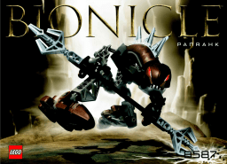 Lego Bionicle - Panrahk 8587 Manuel utilisateur