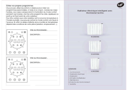 Xylophene Radiateur électrique à inertie sèche 1000W Mode d'emploi