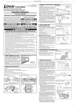 Linear LDCO852 Guide d'installation