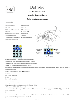 Denver WCM-3004 Manuel utilisateur