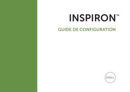 Dell Inspiron M511R laptop Guide de démarrage rapide