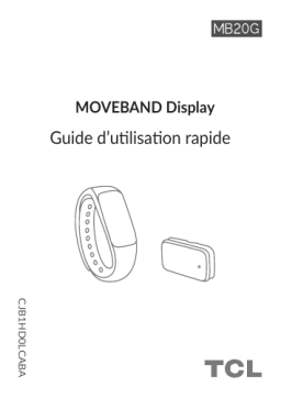 Alcatel Moveband Display MB20 Manuel utilisateur