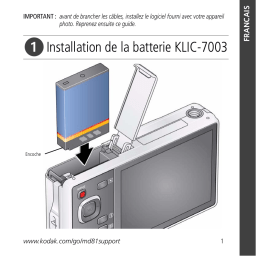 Kodak EasyShare MD81 Mode d'emploi