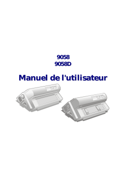 Compuprint 9058 Impact Printer Manuel utilisateur