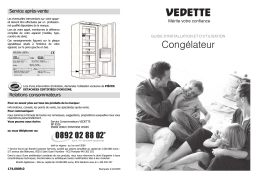 Vedette CVF1910 Manuel utilisateur