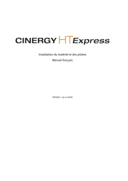 Terratec Cinergy HT Express Hardware Manual Manuel utilisateur