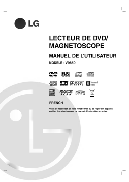 LG V9852QSM Manuel du propriétaire