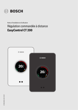 Bosch EasyControl CT200B Manuel utilisateur