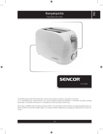 Sencor STS 2604 Manuel utilisateur | Fixfr