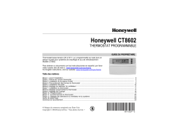 Honeywell CT8602 Manuel utilisateur