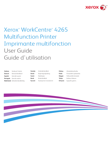 Manuel du propriétaire | Xerox WorkCentre 4265 Manuel utilisateur | Fixfr