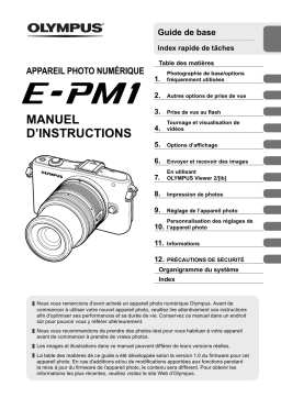 Olympus E-PM1 Manuel utilisateur