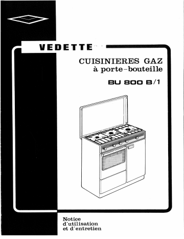 BU800BBP | BU800B | Manuel du propriétaire | Vedette BU8065BD Manuel utilisateur | Fixfr