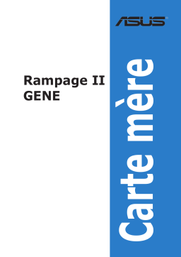 Asus RAMPAGE II GENE Manuel utilisateur