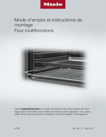 Manuel du propriétaire | Miele 6167 Manuel utilisateur | Fixfr