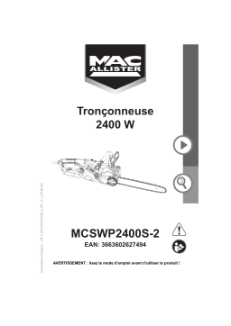 Mac Allister MCSWP2400S-2 Mode d'emploi