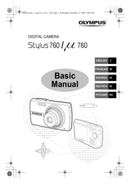 Olympus Stylus 760 Manuel utilisateur