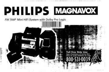 Magnavox FW 754P CD Player User Manual | Fixfr