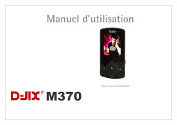 D-JIX M370 Manuel utilisateur