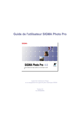 Sigma PHOTO PRO 4.0 Manuel utilisateur