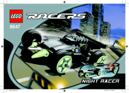 Lego 8647 Night Racer Manuel utilisateur