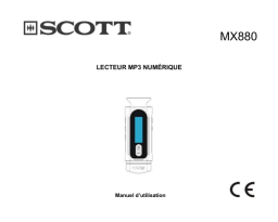 SCOTT MX 880 Manuel utilisateur