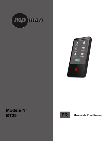 Manuel du propriétaire | MPMan BT29 Manuel utilisateur | Fixfr