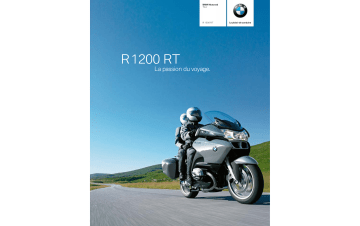 Manuel du propriétaire | BMW R 1200 RT Manuel utilisateur | Fixfr