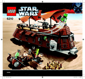 Guide d'installation | Lego 6210 Jabba's Sail Barge Manuel utilisateur | Fixfr