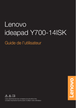 Lenovo ideapad Y700-14ISK Manuel utilisateur