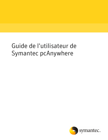 Mode d'emploi | Symantec pcAnywhere v12 Manuel utilisateur | Fixfr