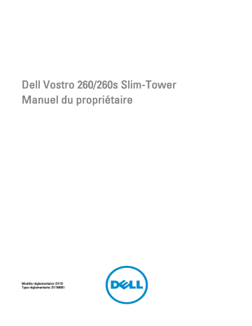 Dell Vostro 260 desktop Manuel utilisateur | Fixfr