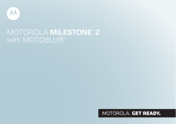 Motorola MILESTONE 2 Manuel utilisateur