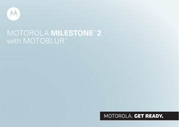 Mode d'emploi | Motorola MILESTONE 2 Manuel utilisateur | Fixfr