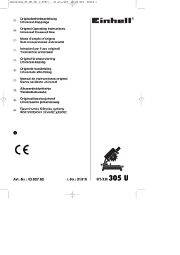 EINHELL RT-XM 305 U Manuel utilisateur