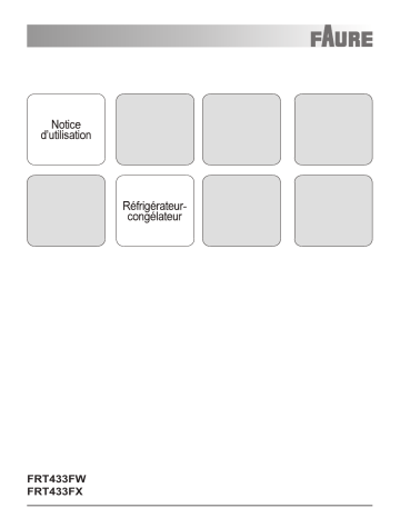 Manuel du propriétaire | Faure FRT433FW Manuel utilisateur | Fixfr
