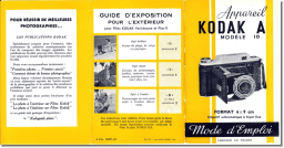 Kodak 620 modèle A10 Manuel utilisateur